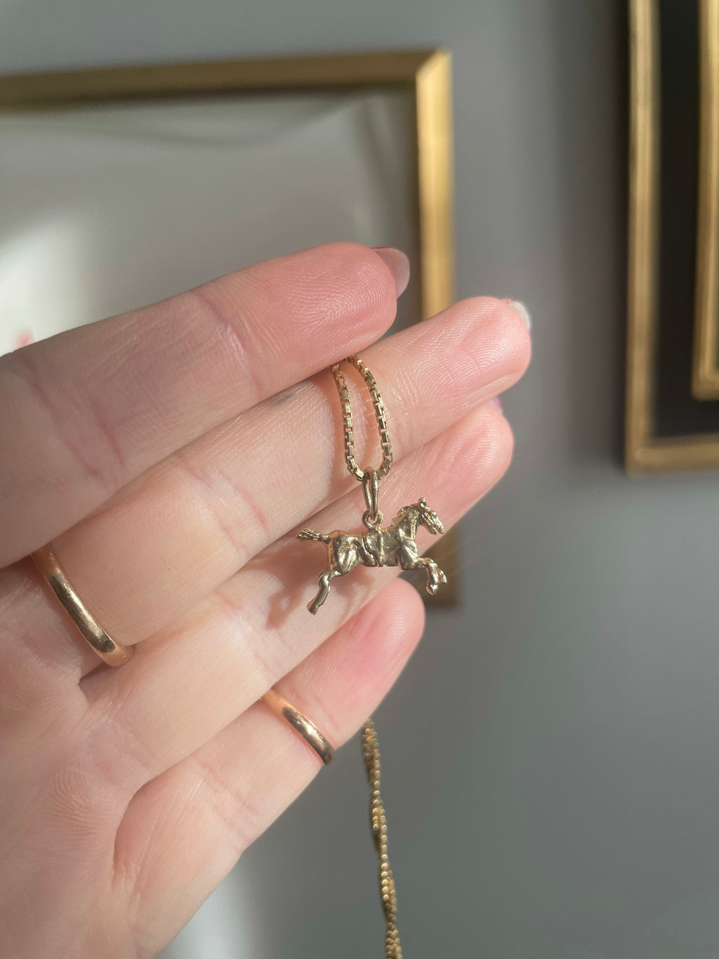 Vintage Mini Horse charm