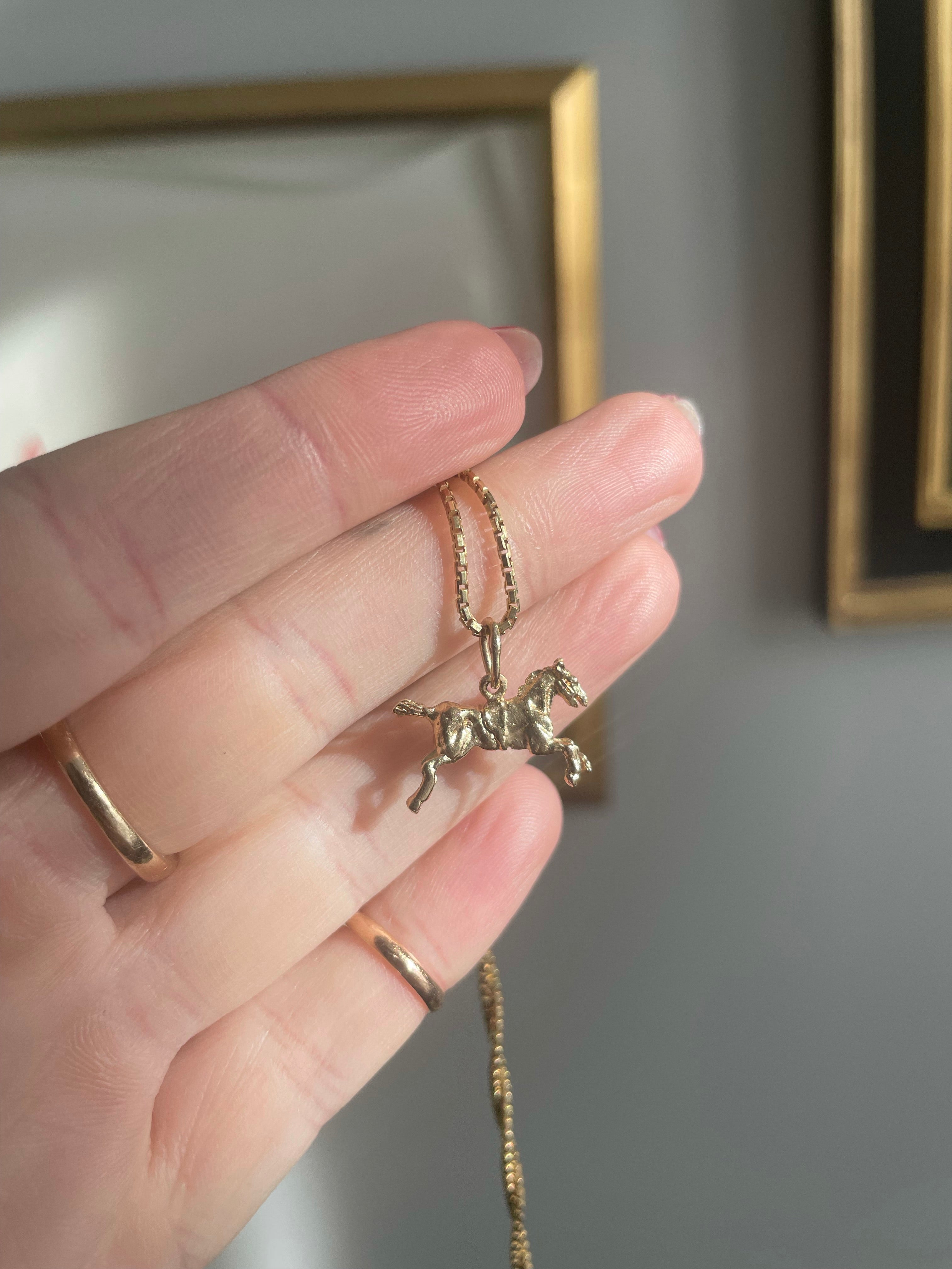 Vintage Mini Horse charm