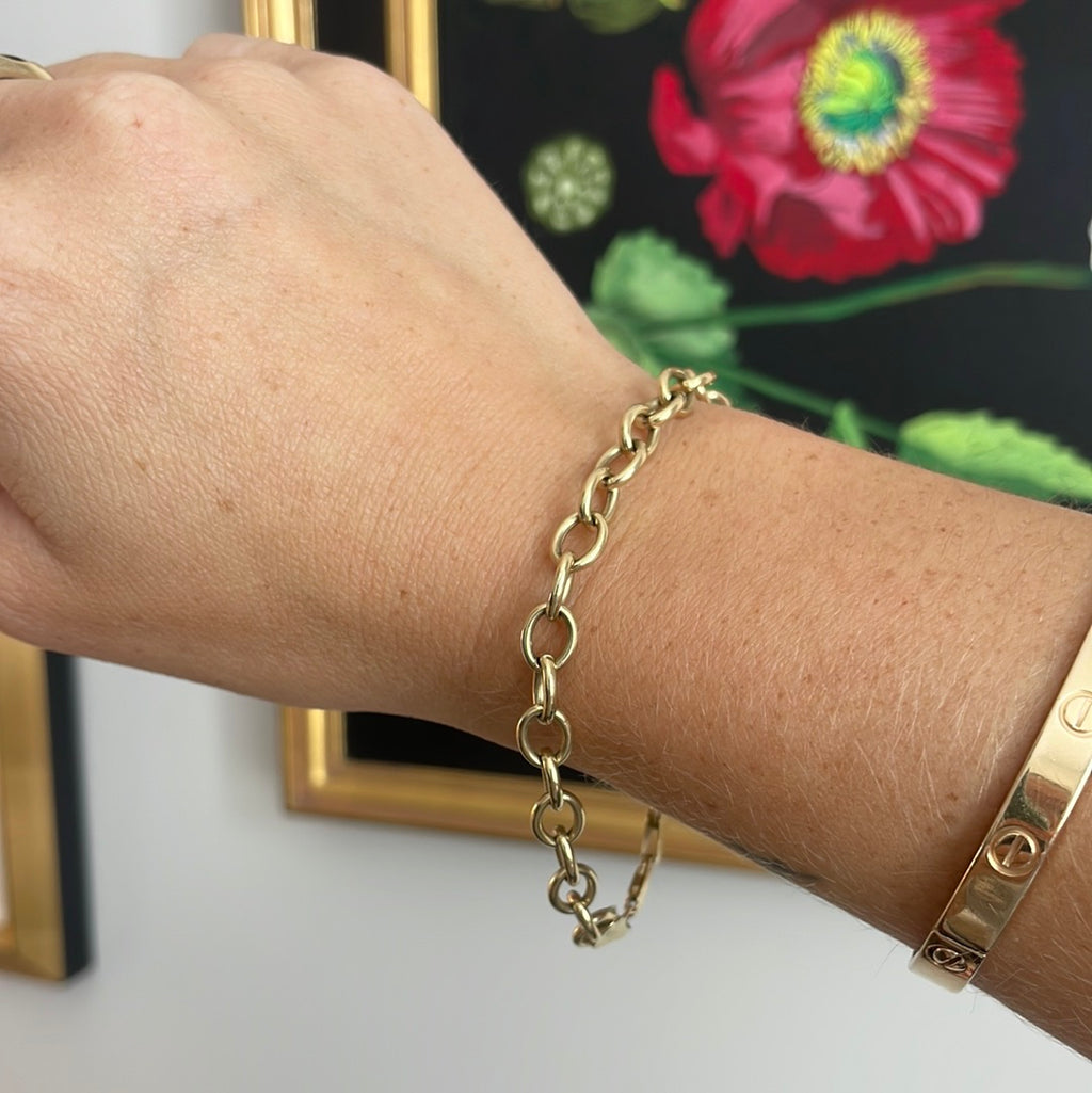 Vintage Rolo style bracelet