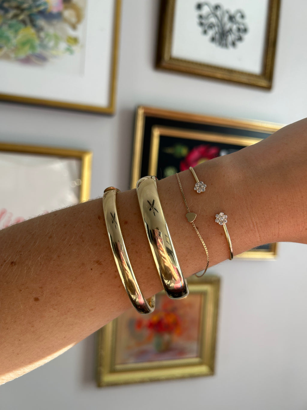 Diamond Dainty Bangle