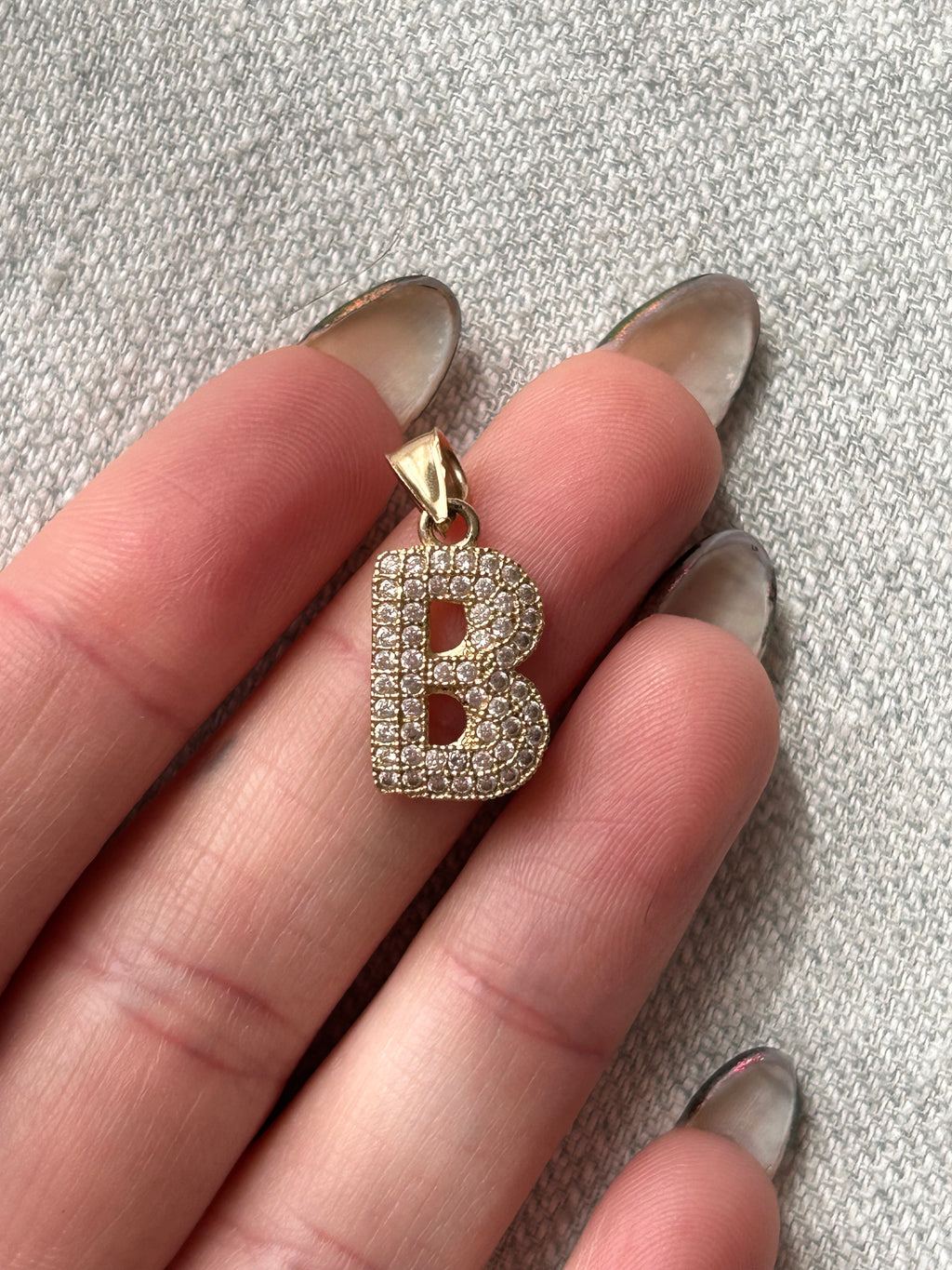 Diamond B charm