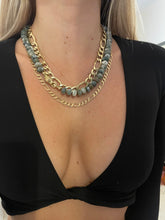 Load image into Gallery viewer, Moss Agate Lion Necklace
