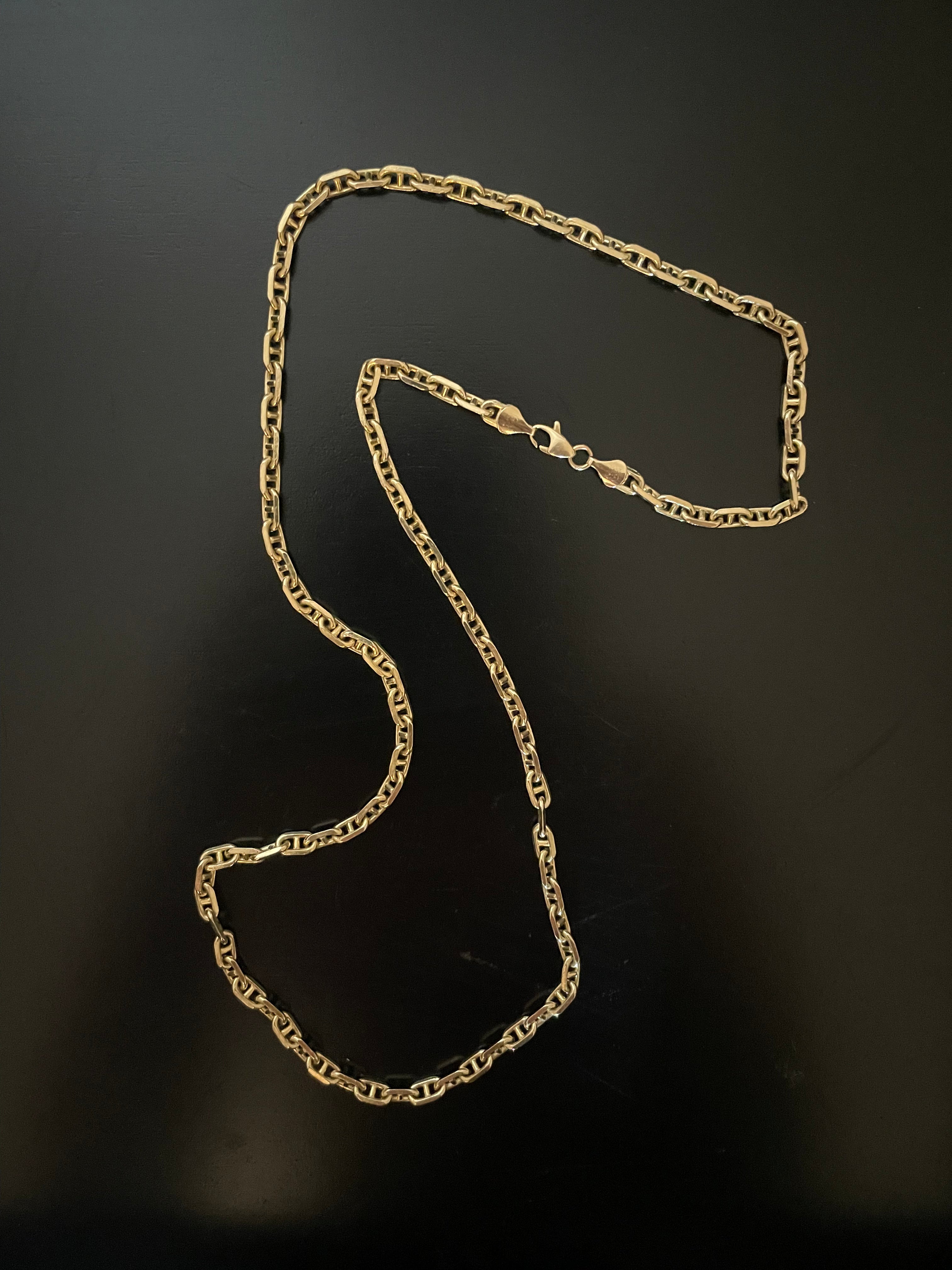 Vintage Solid Marina Chain