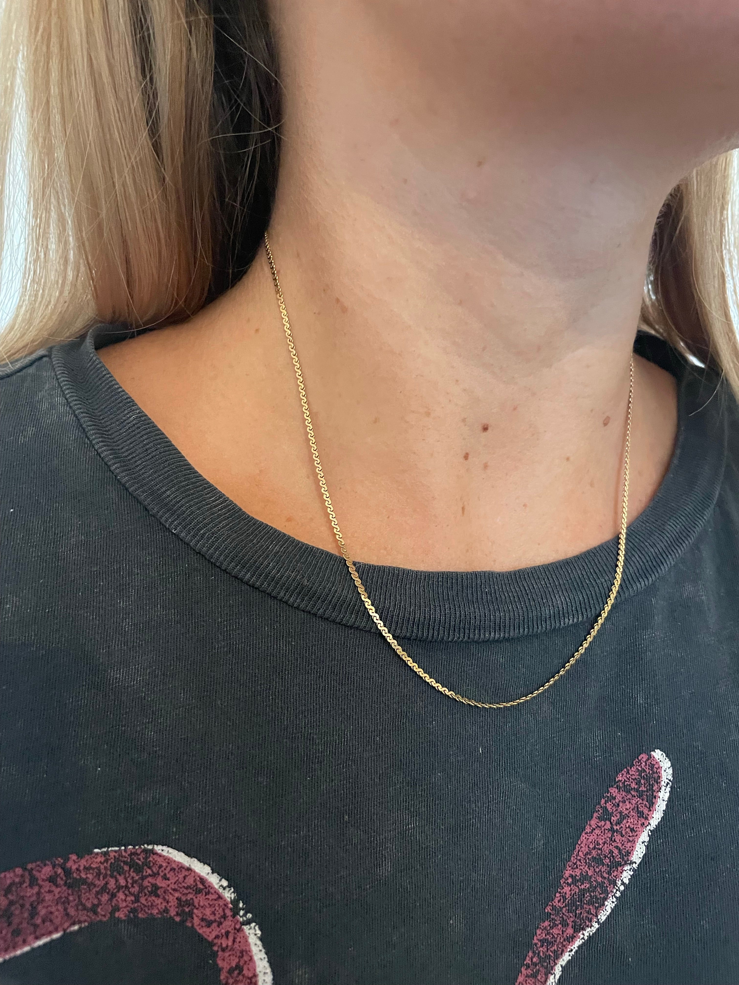 Vintage 17” S link chain