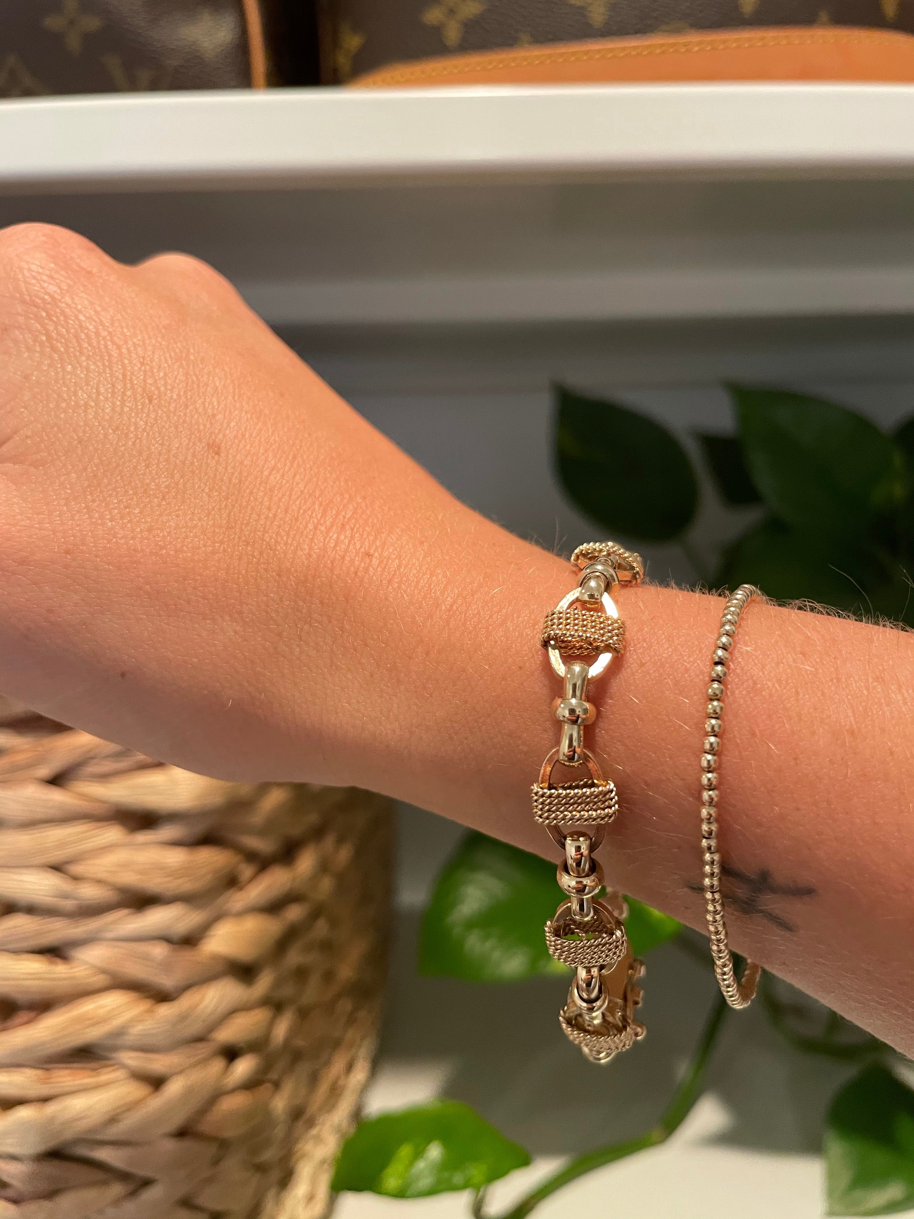 7.5” Vintage solid bracelet