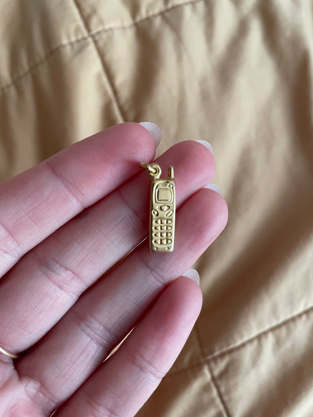 Vintage phone charm