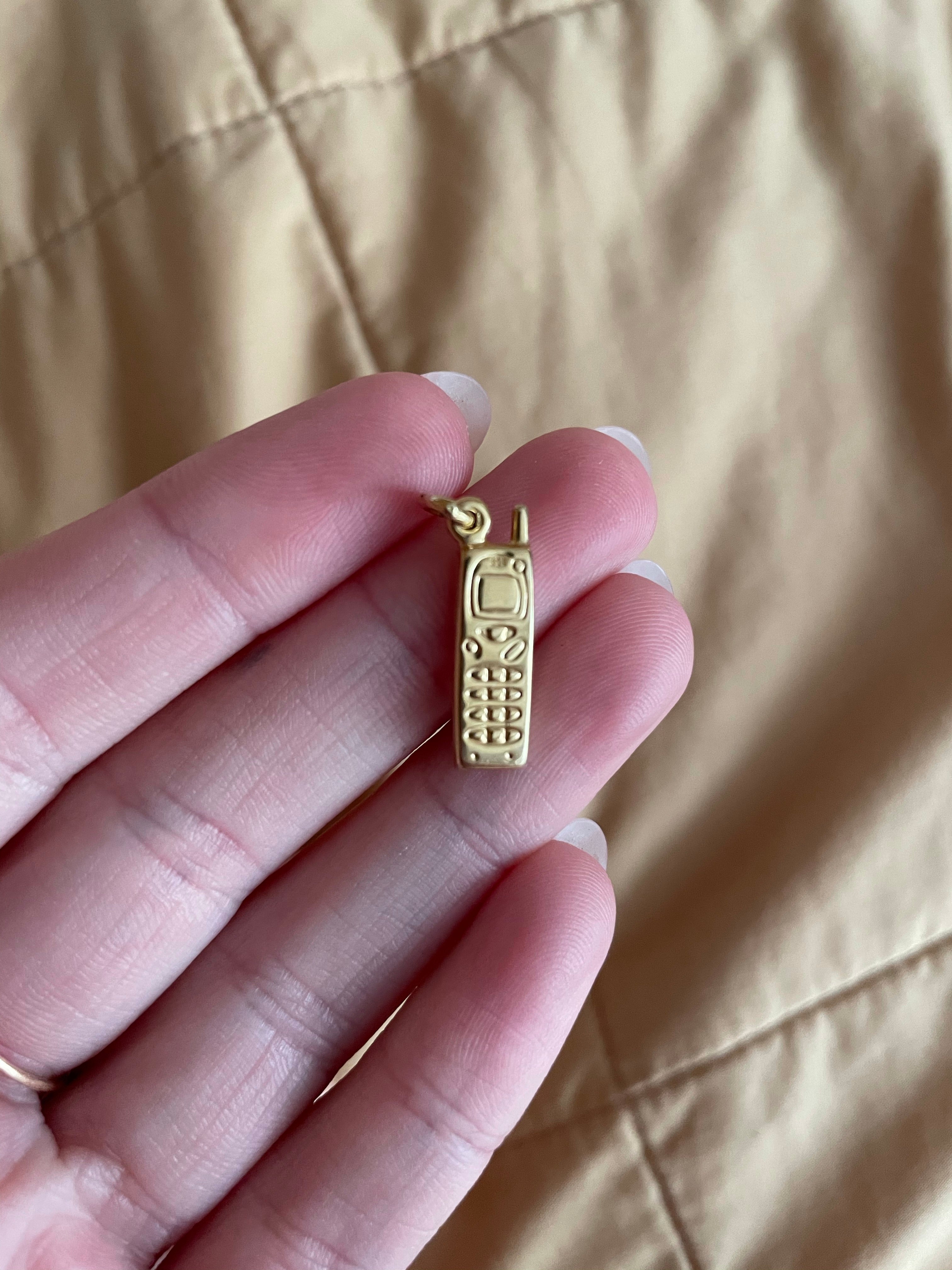 Vintage phone charm