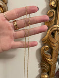 24” Vintage Dainty Figaro Chain