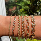 7.5” rope chain bracelet