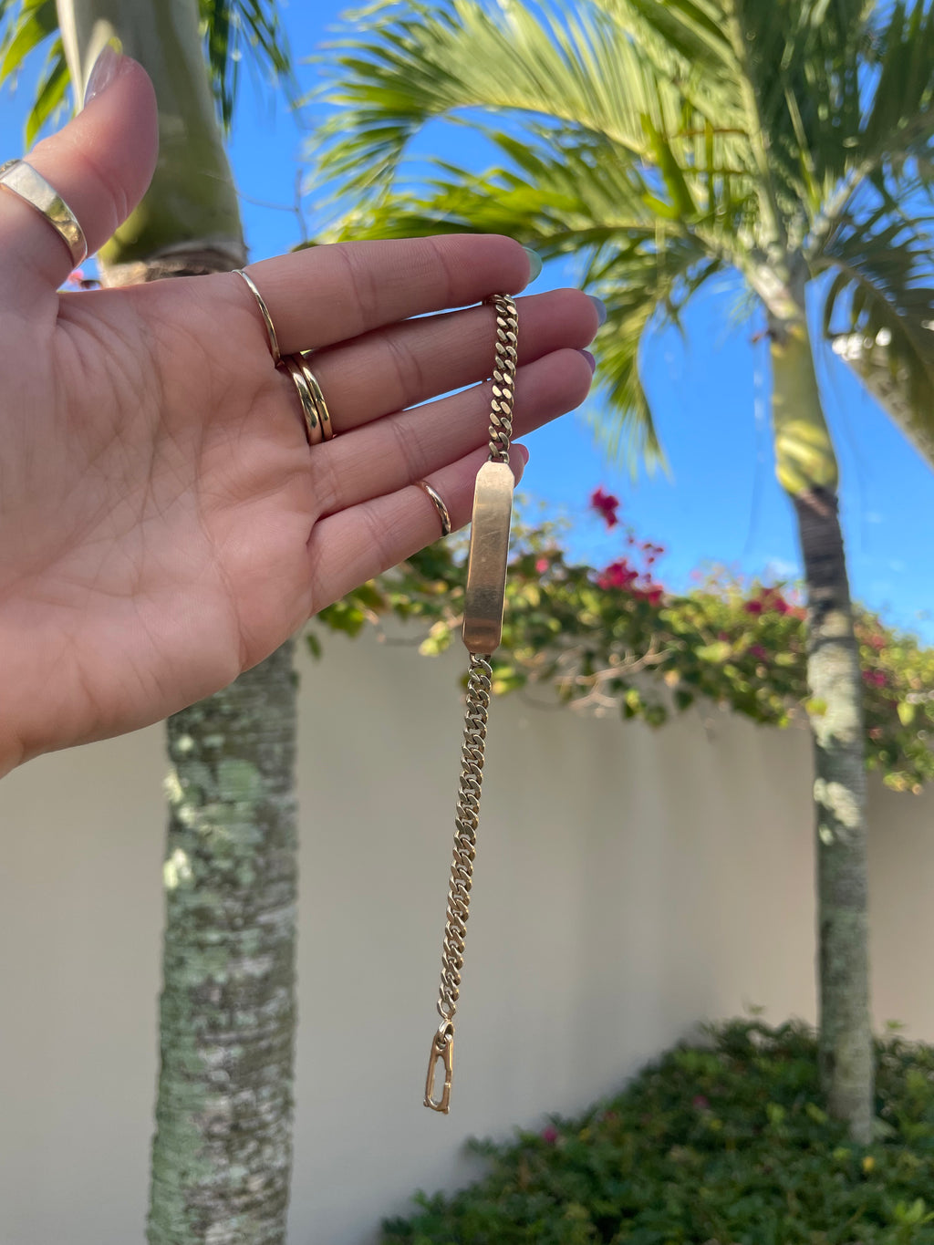 Vintage ID Curb Bracelet