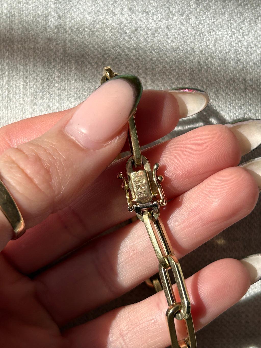 Chunky Paperclip Bracelet