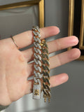 CZ Chunky Curb Bracelet