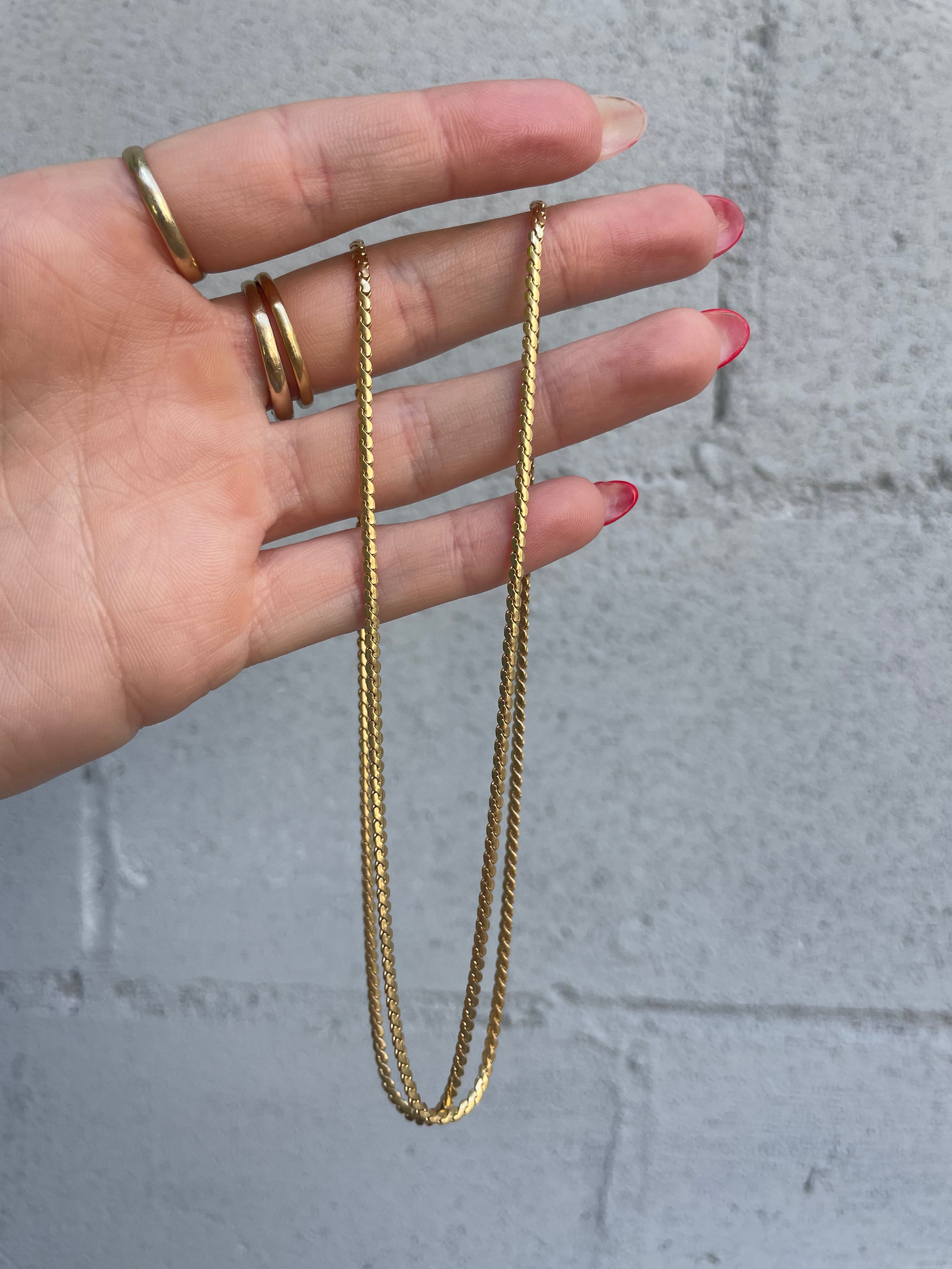 Vintage S link chain