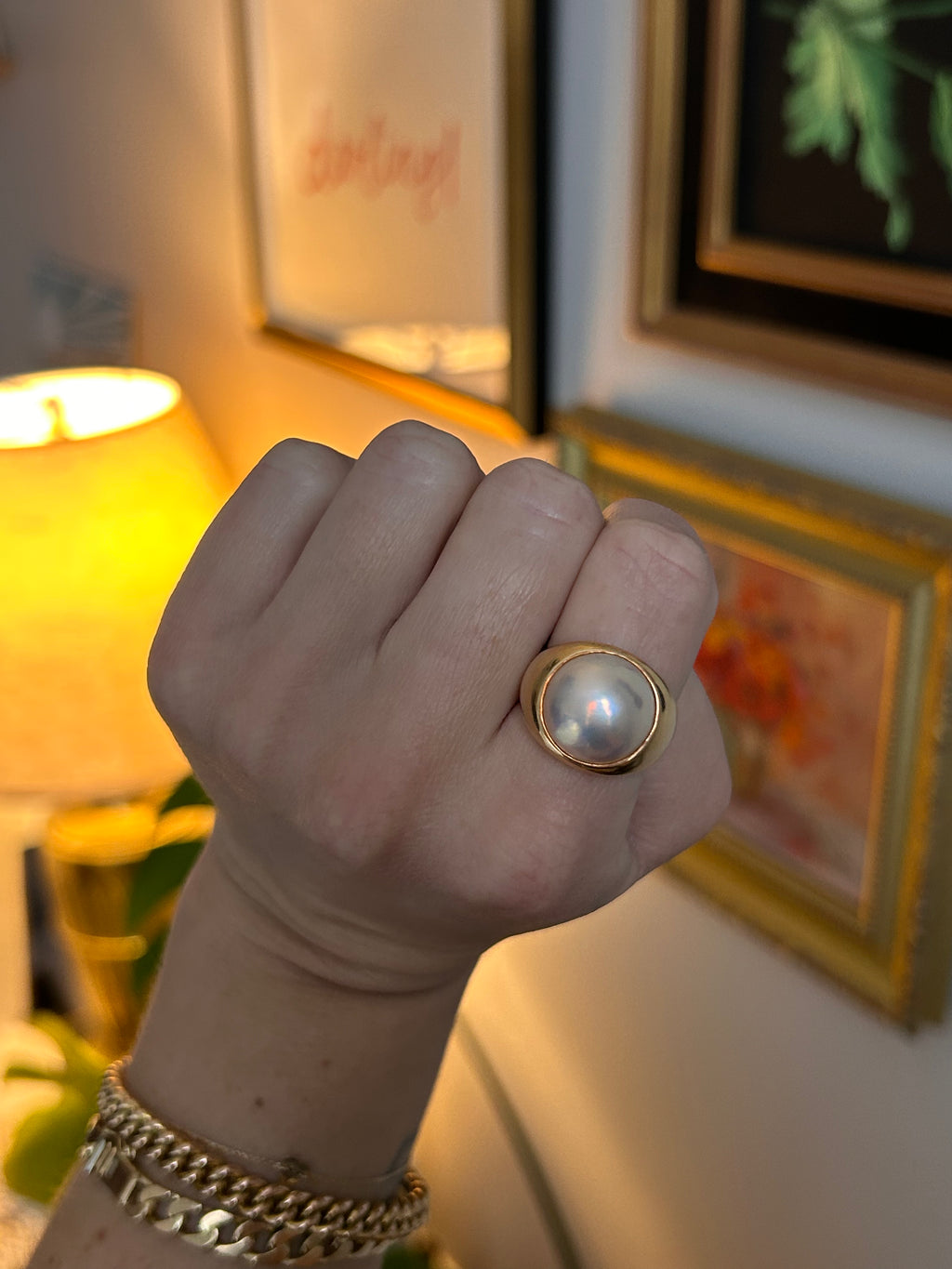 Pearl Planet Ring