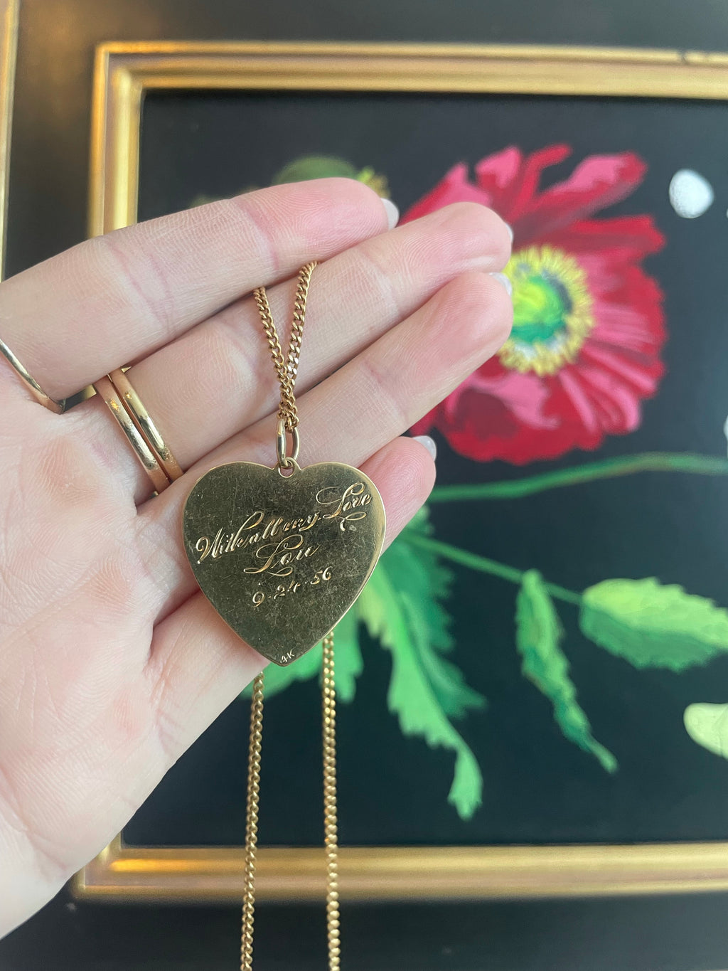 Engine Turned Pendant