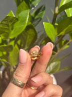 Knotted Heart Adjustable Ring