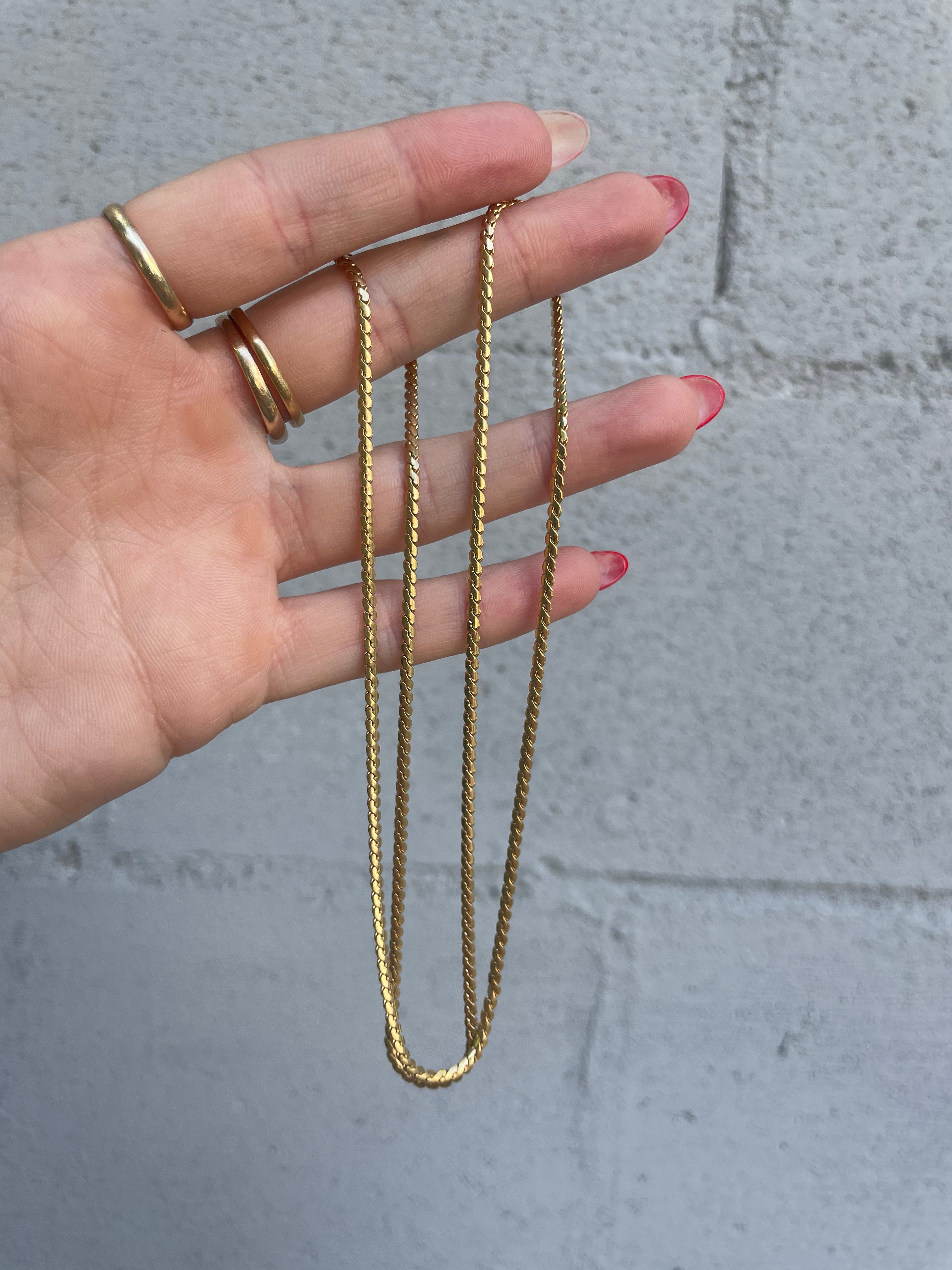 Vintage S link chain