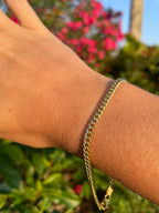 Miami curb chain bracelet