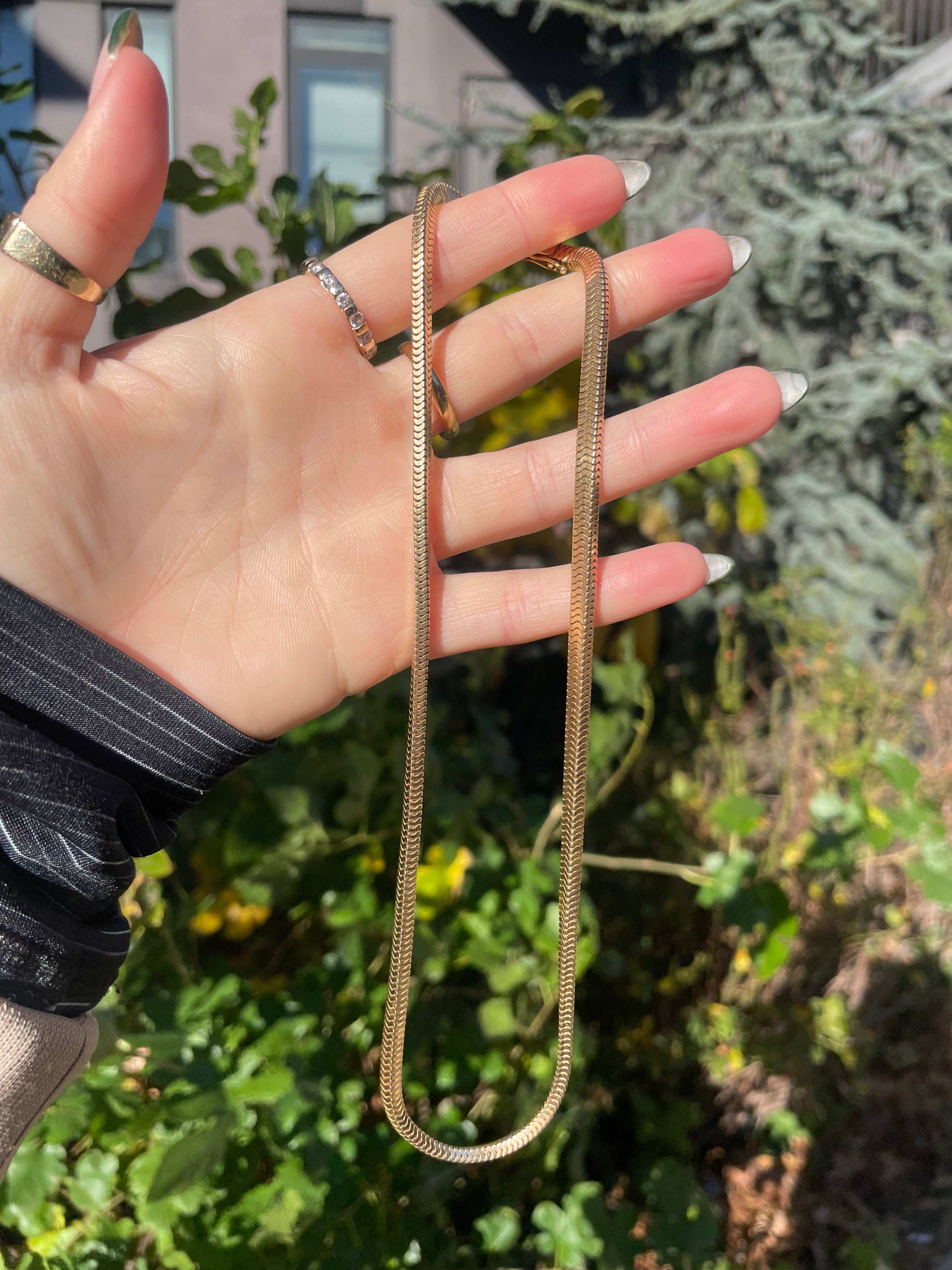 Vintage Square Snake Chain