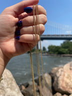 17” Vintage layered ball chain