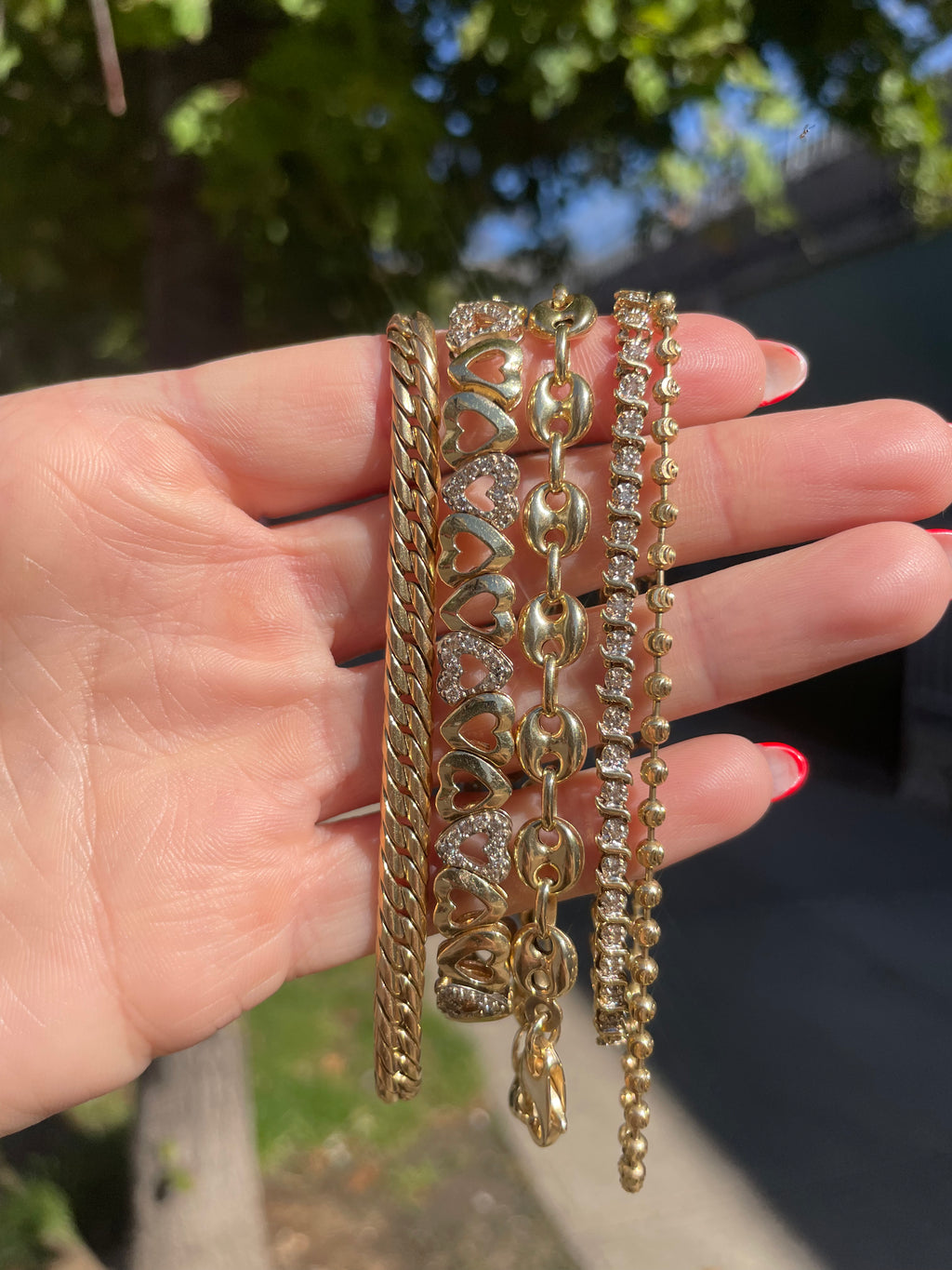 Heart Diamond Bracelet