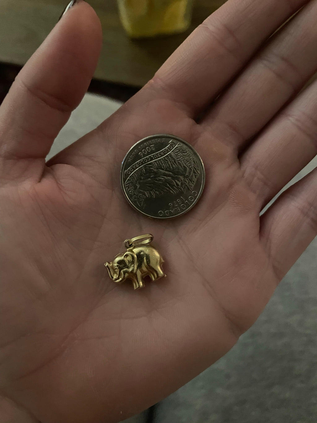 Vintage Puffy Elephant