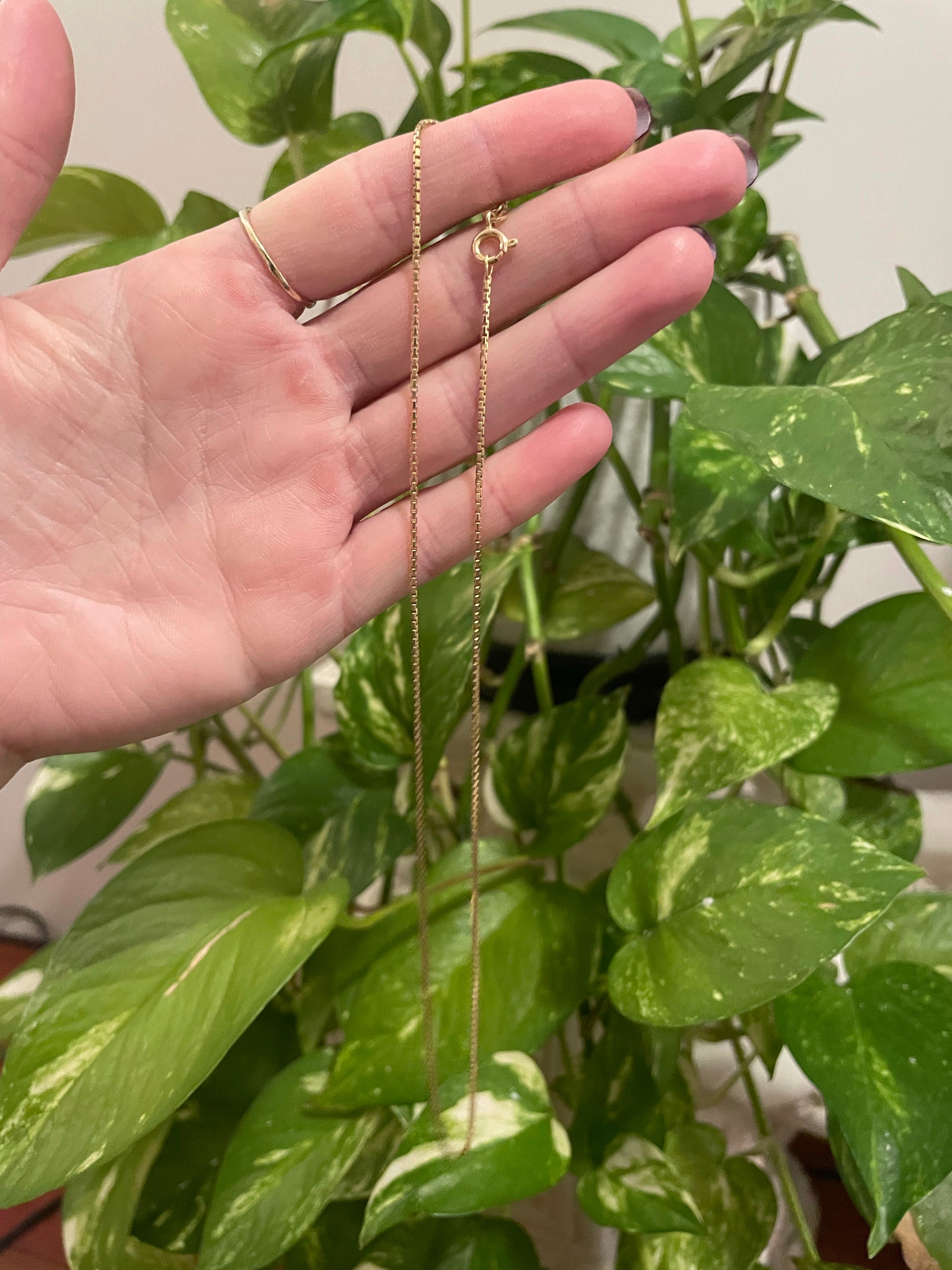 17” Vintage Box Chain