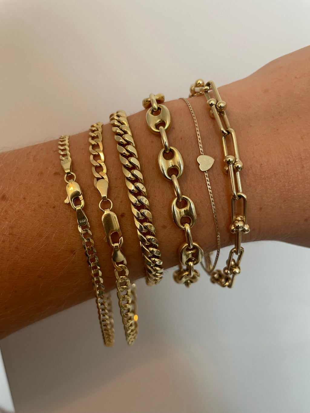 Flat Curb Chain Bracelet