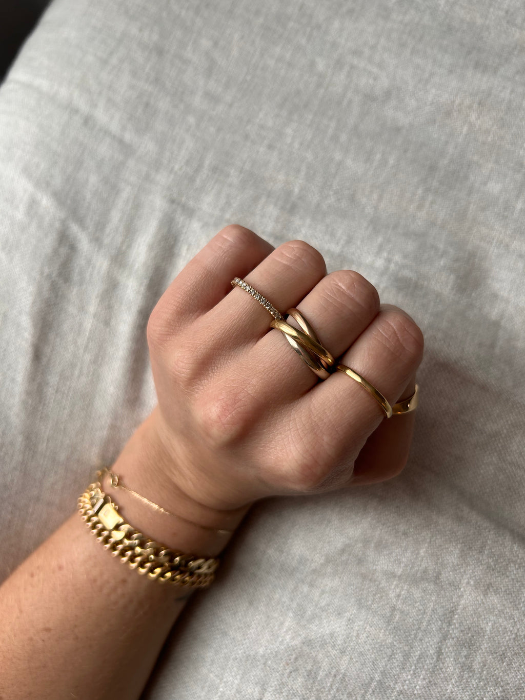 Diamond Infinity Band