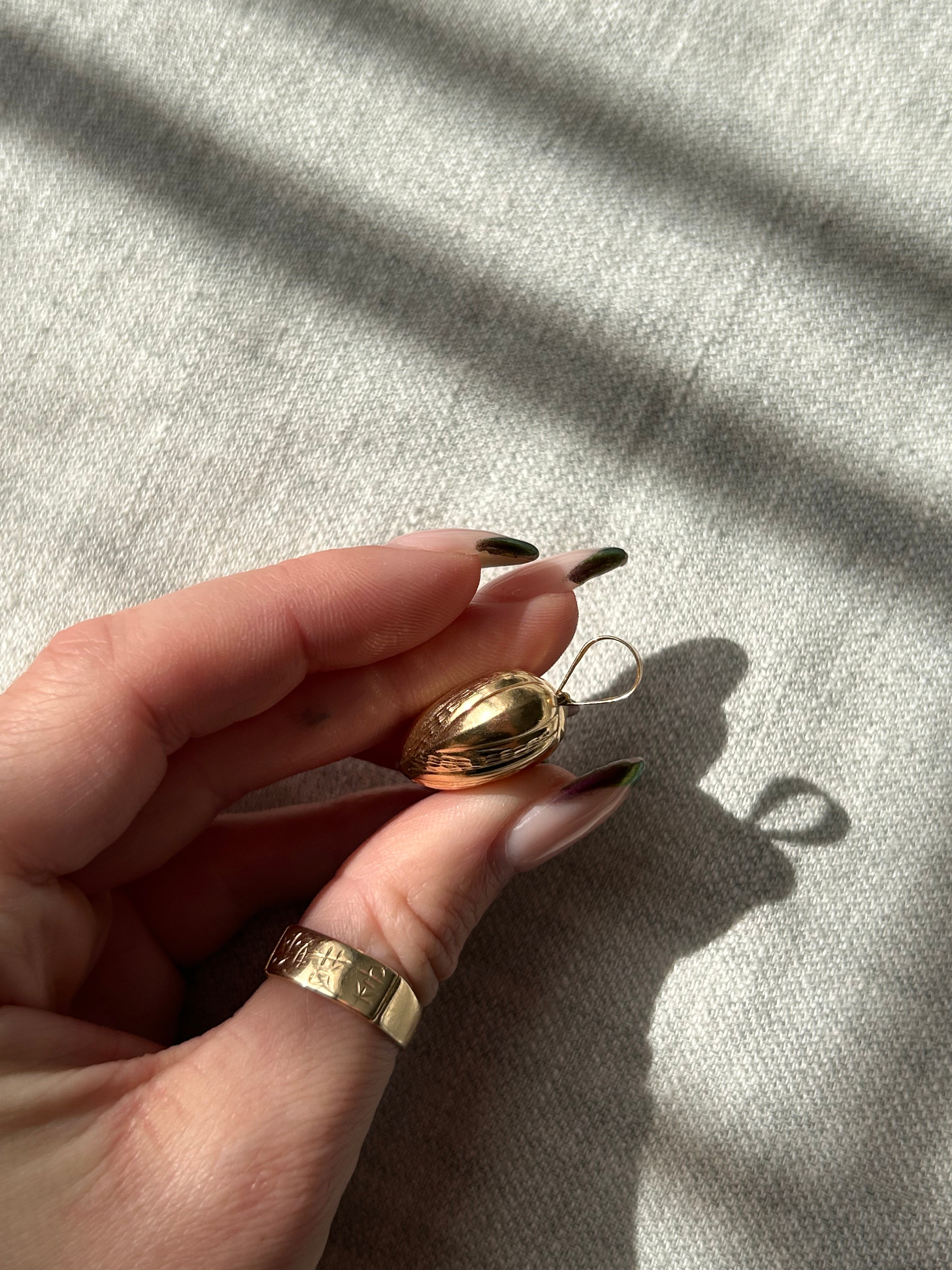 Pumpkin Puffy Heart is