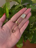 Vintage Gold Diamond Pin