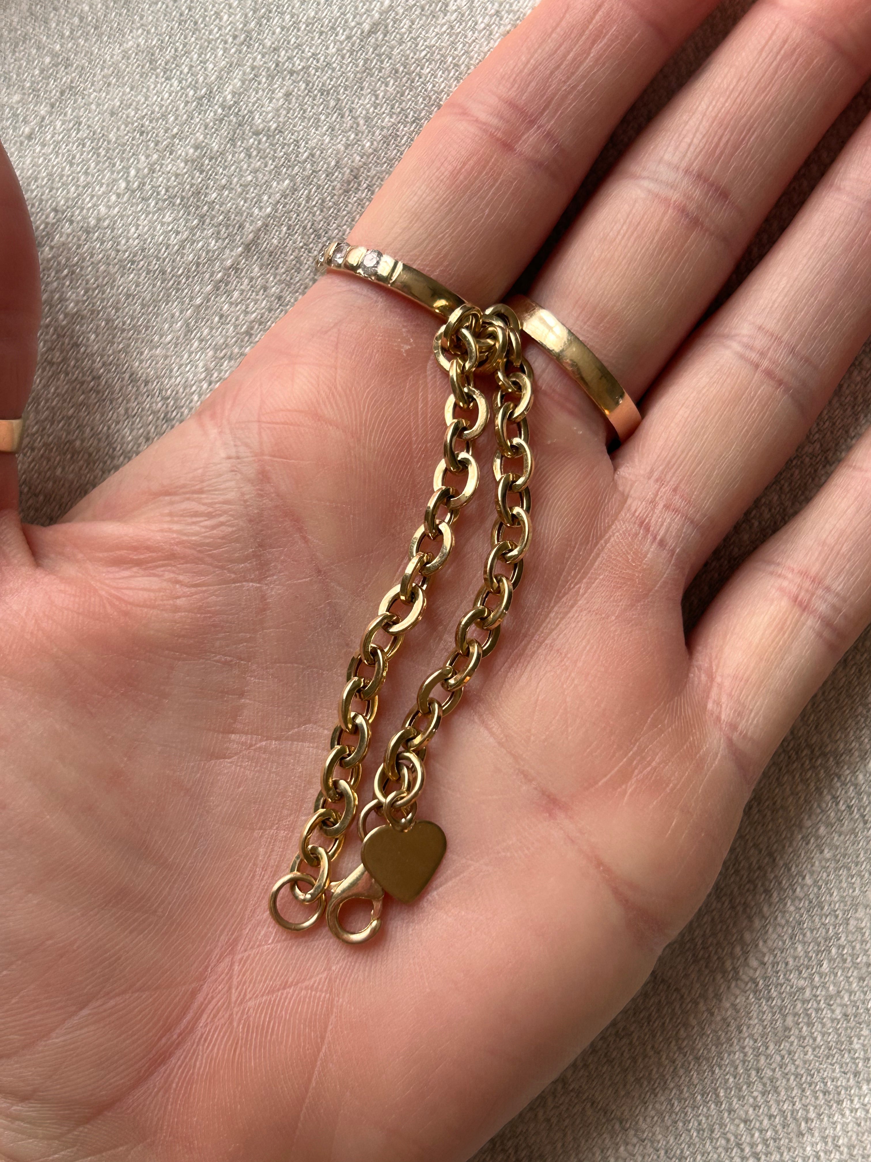 Heart Charm Bracelet