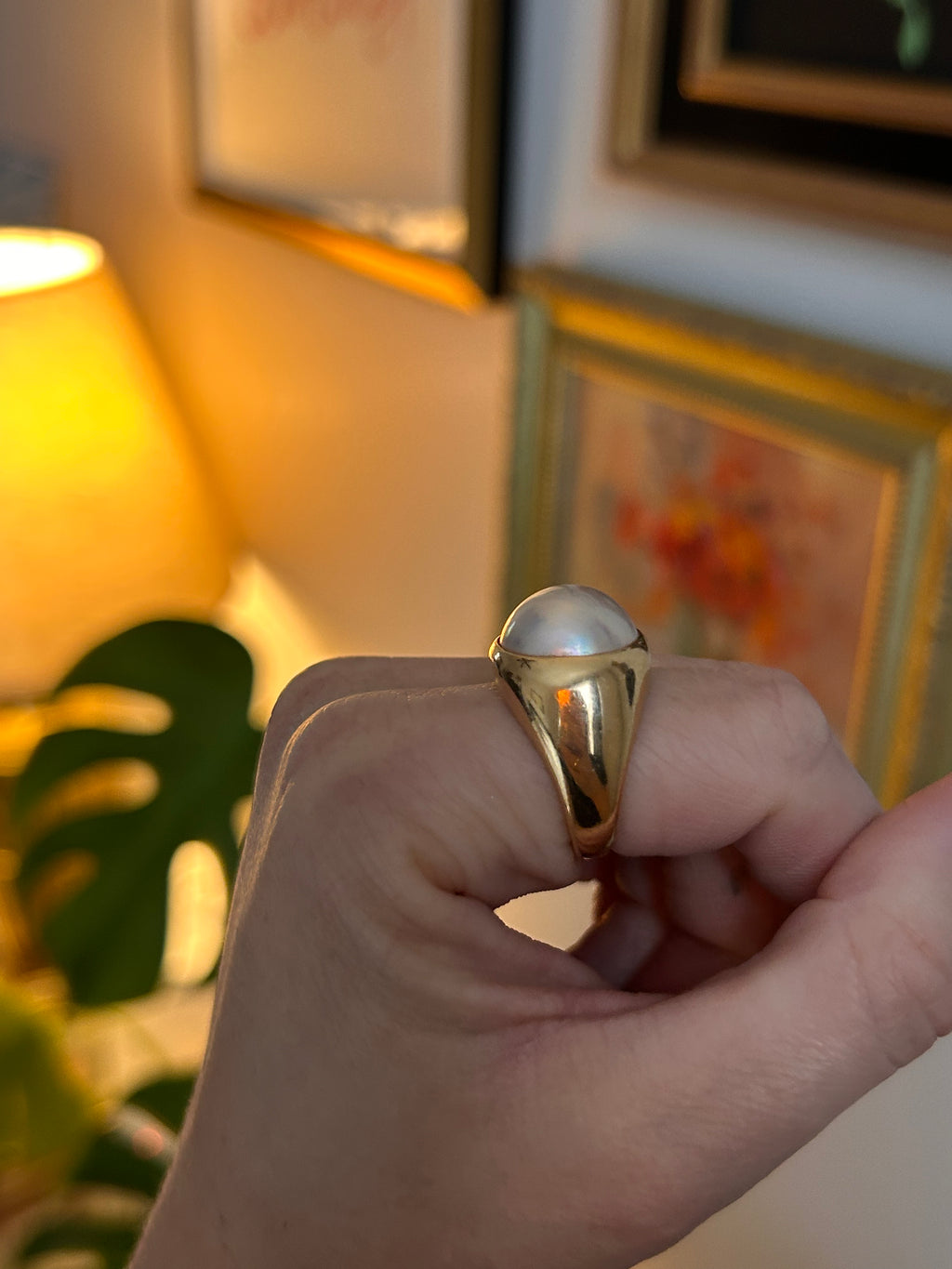 Pearl Planet Ring
