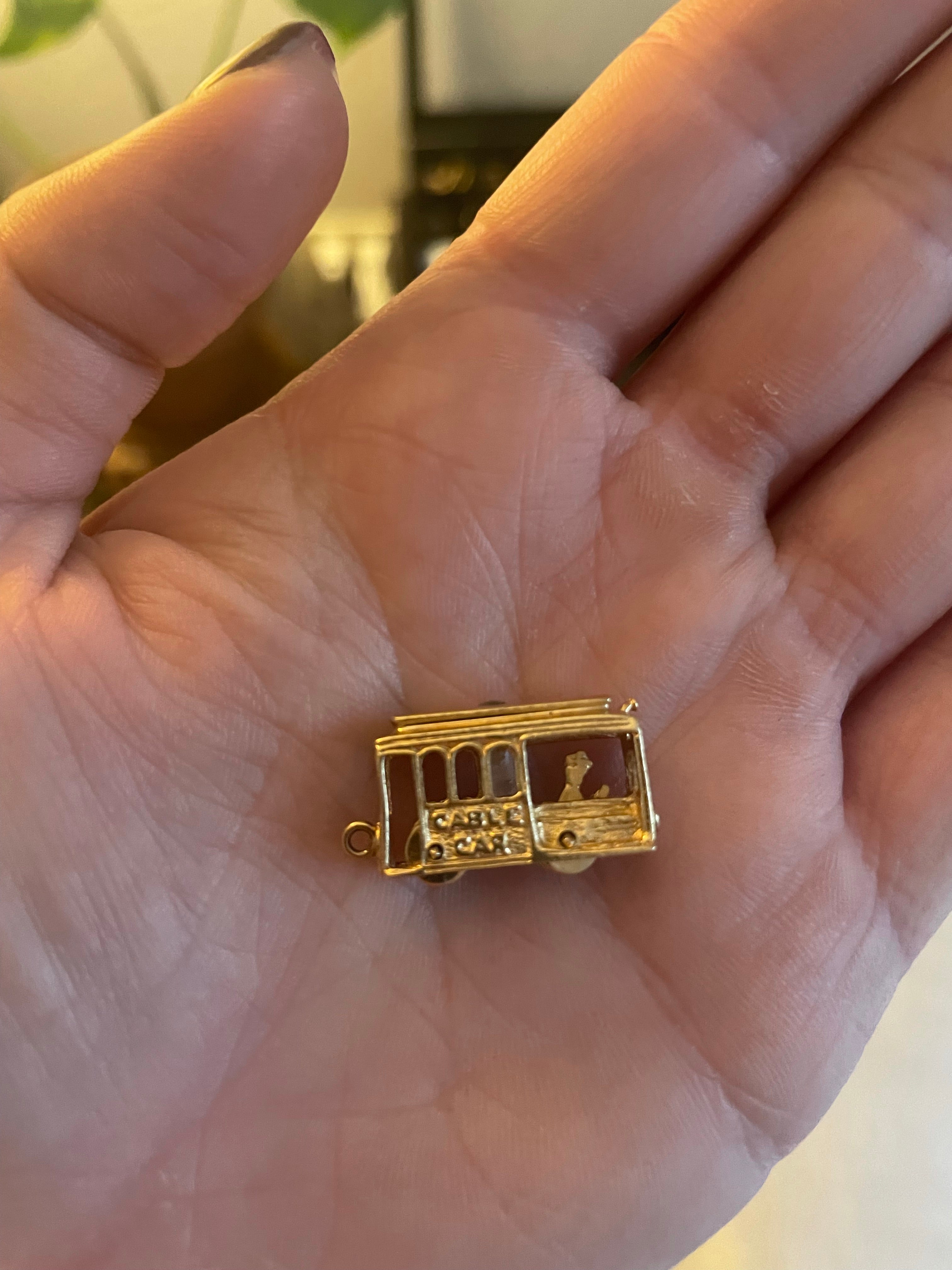 Vintage SF Cable Car Charm