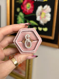 Diamond E Ring
