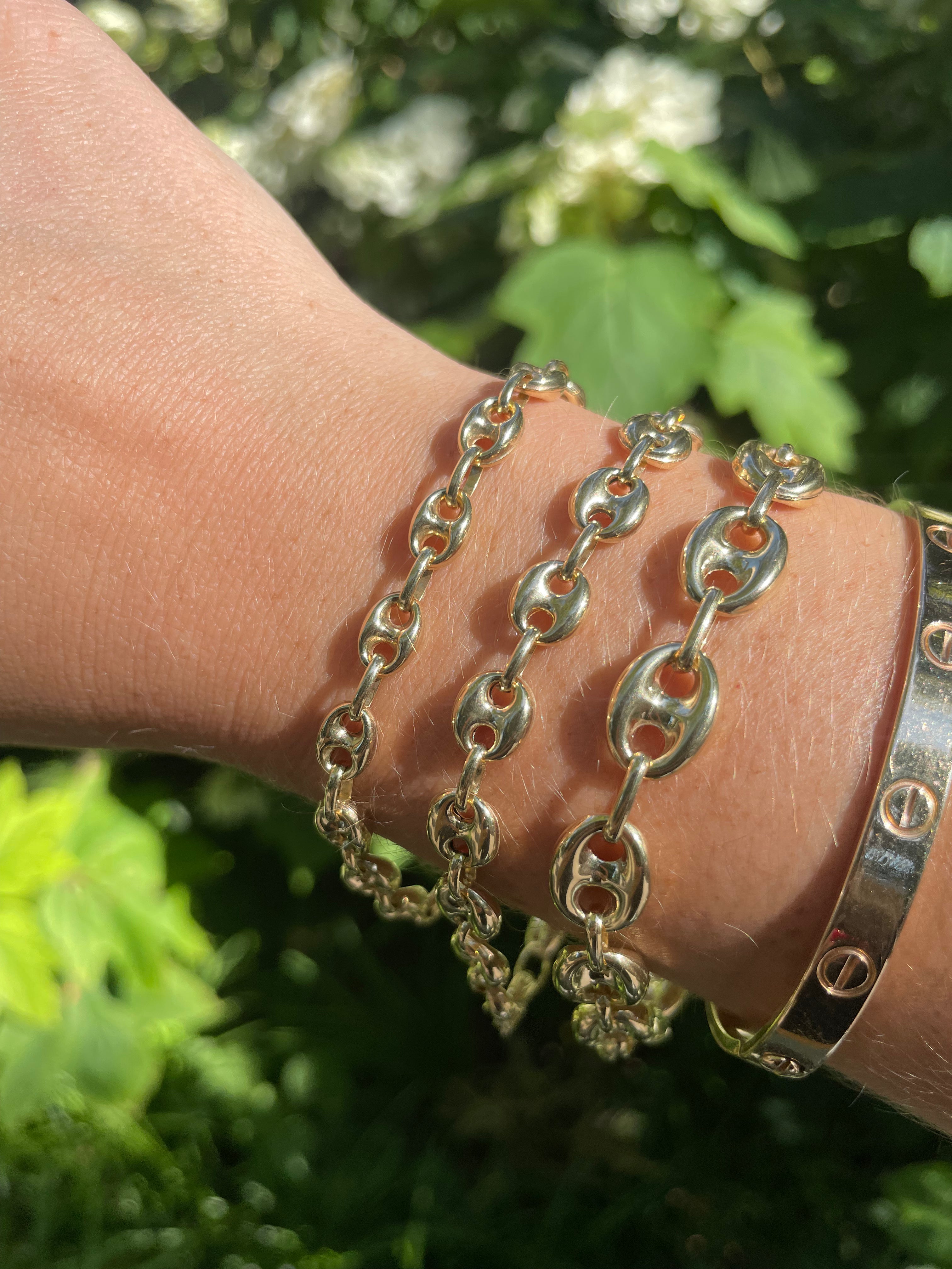 Large Gucci Link Bracelet