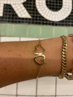 Vintage Heart Bangle