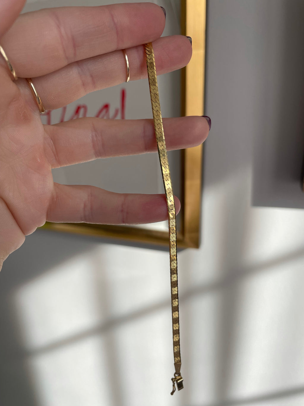 Vintage Herringbone Bracelet