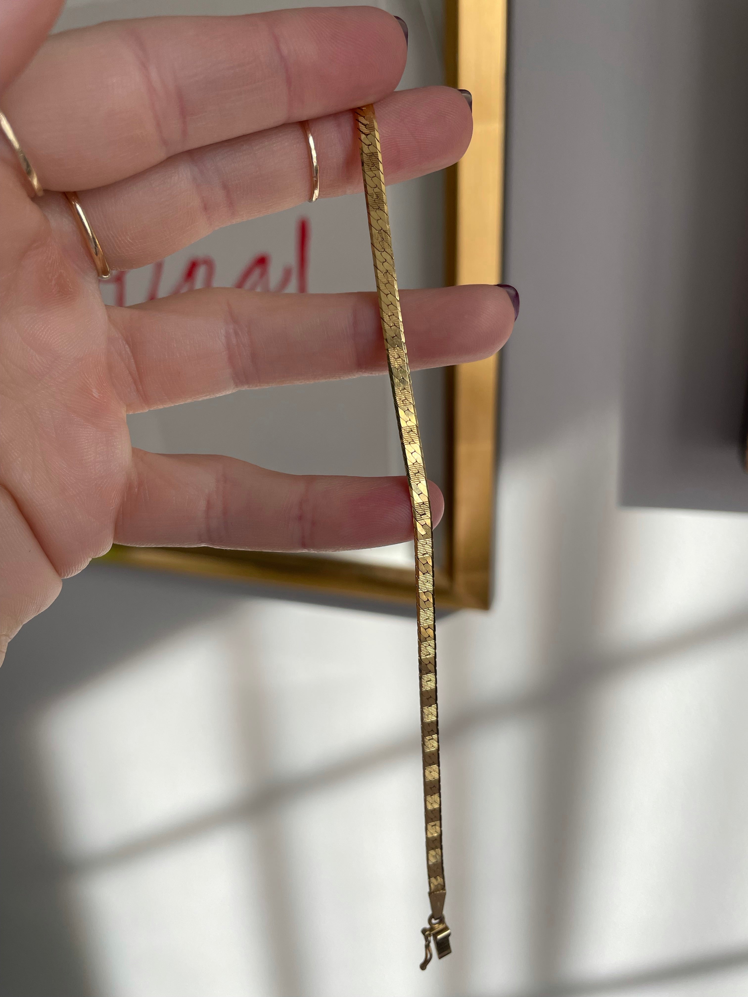 Vintage Herringbone Bracelet