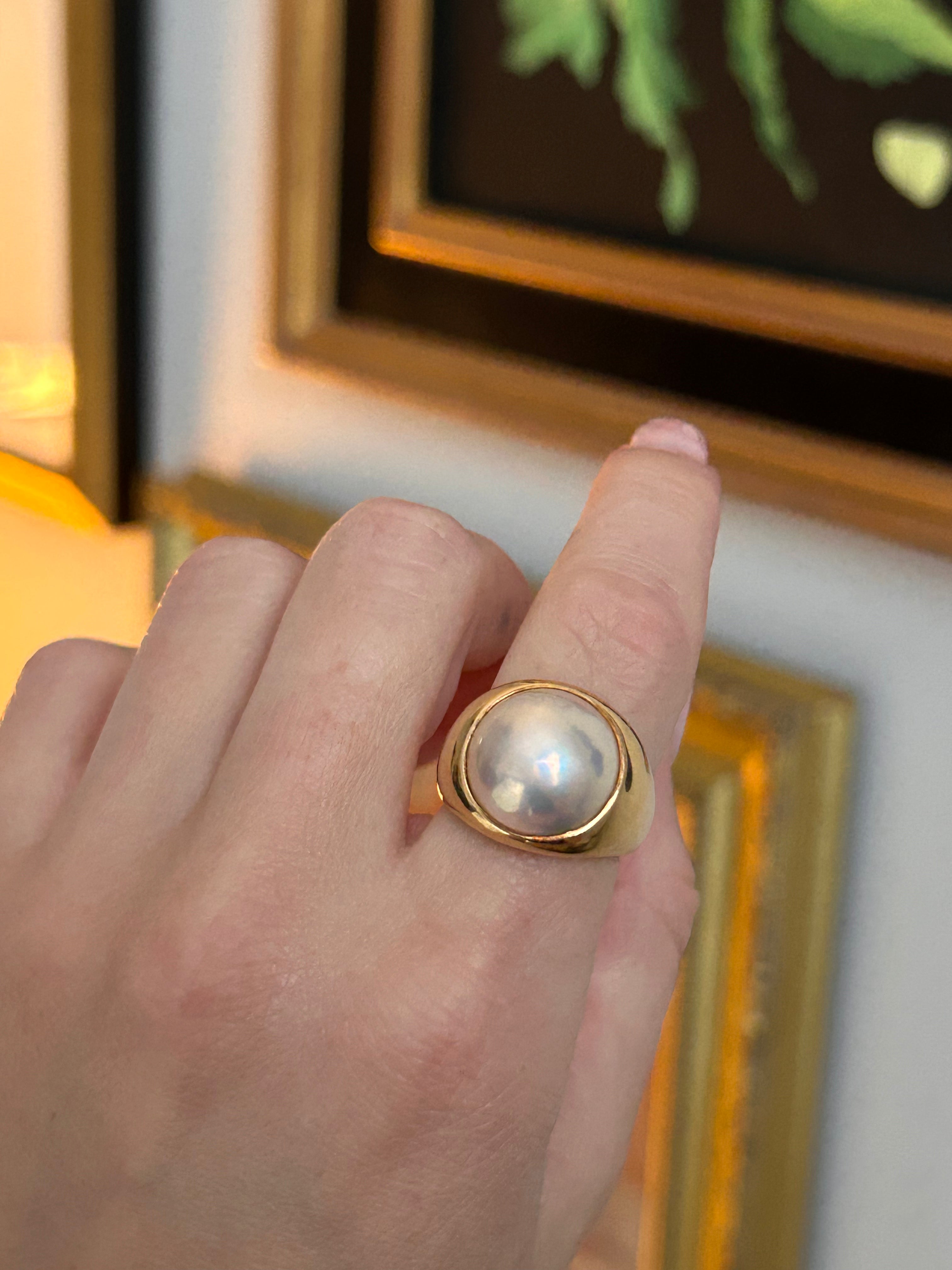 Pearl Planet Ring
