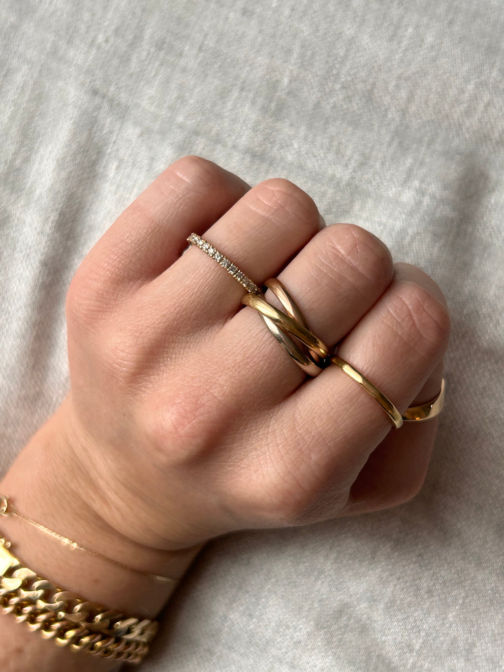 Diamond Infinity Band