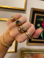 Diamond Flower Ring