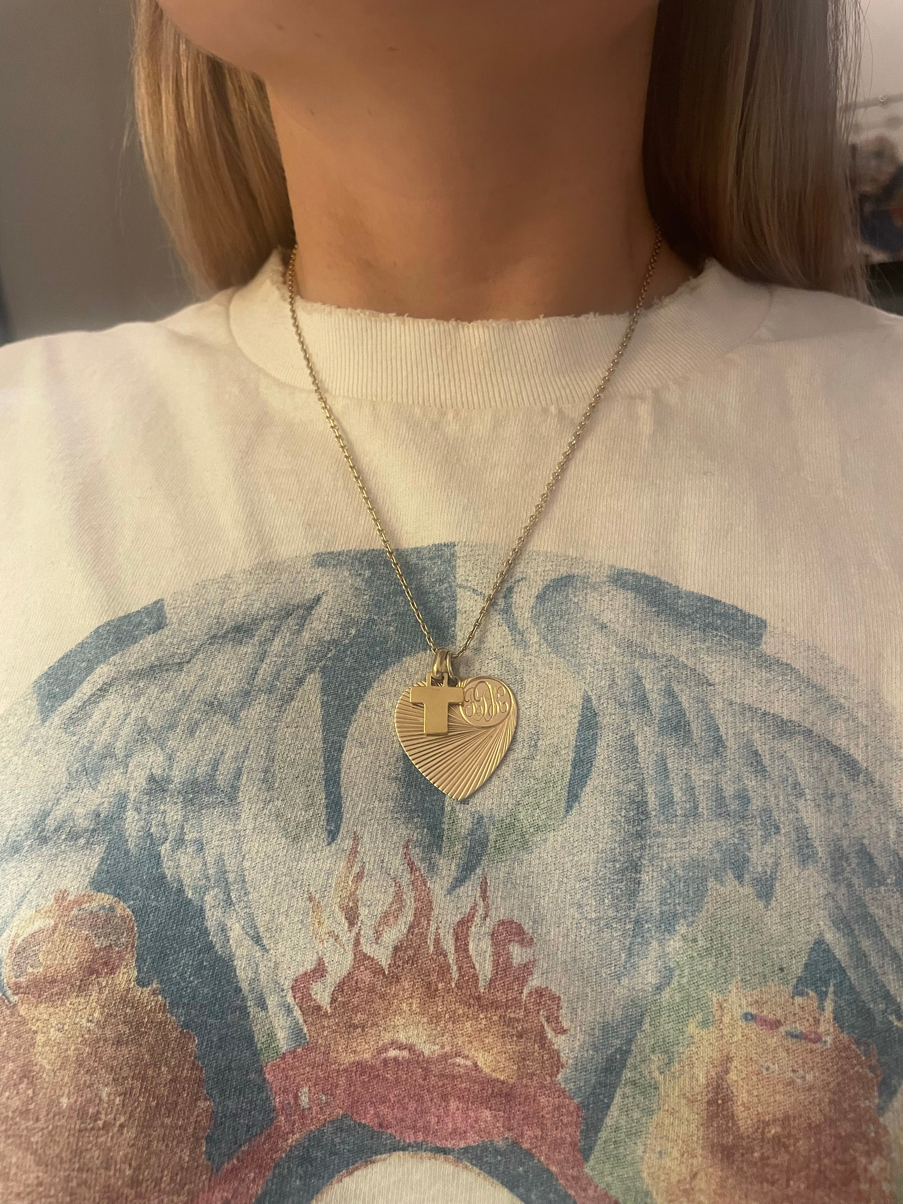 Engine Turned Pendant