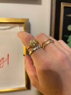 Diamond Flower Ring