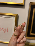 Diamond Square Signet Ring