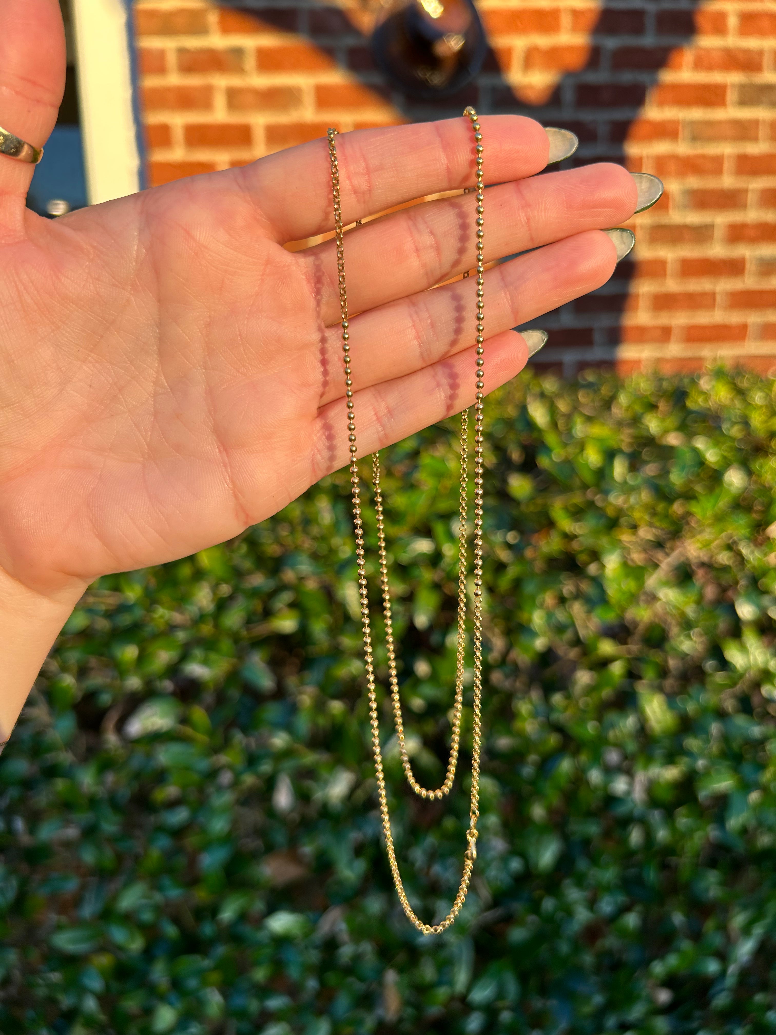 Ball/Rolo Hybrid Chain