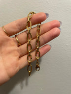 Vintage charm bracelet, 8”