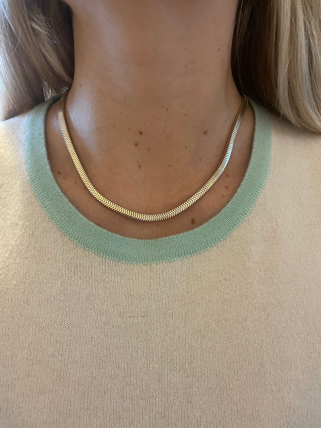 Vintage Square Snake Chain