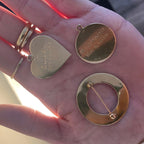 Vintage engine turned circle