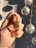 E Scroll Charm